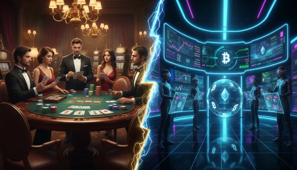 Klasik ve Kripto Casinoları Karşılaştırma